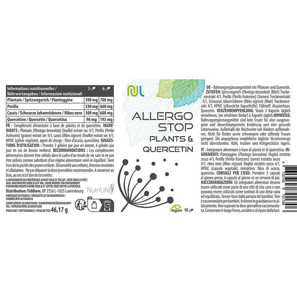 Allergo STOP - effet apaisant voies respiratoires - NutriLife Shop