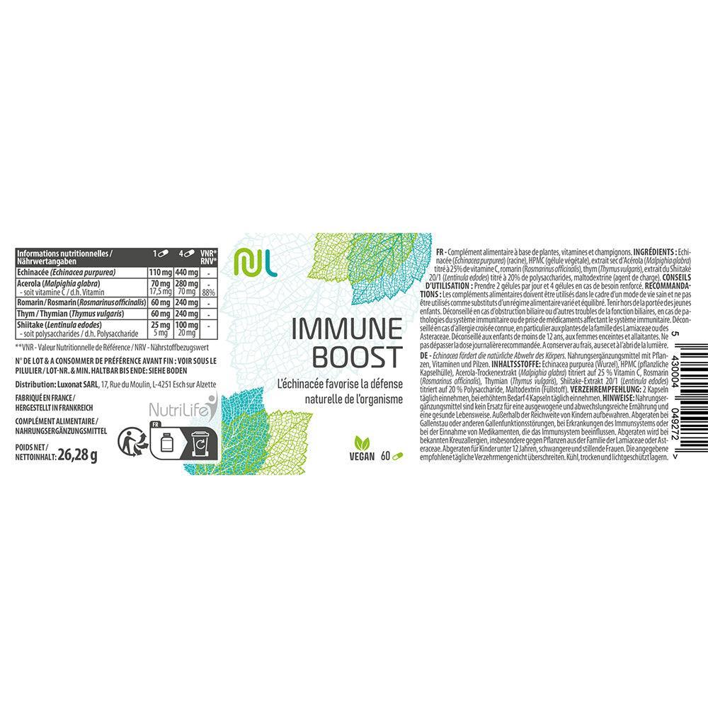 Immune Boost - système immunitaire et fatigue - NutriLife Shop