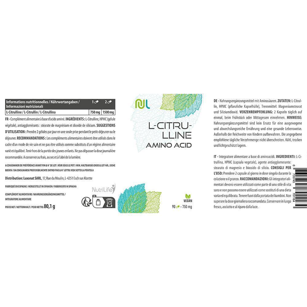 L-Citrulline - NutriLife Shop