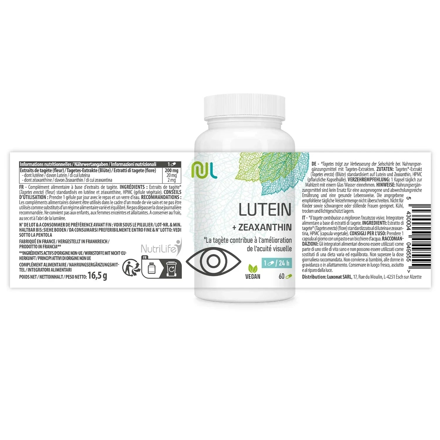 Label Lutein