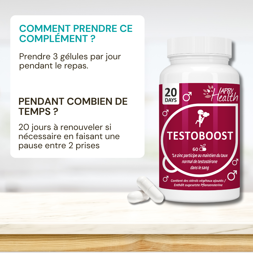 Testoboost - Testosteronproduktion - NutriLife Shop