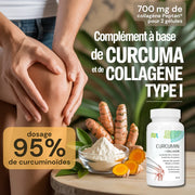 Curcuma + Collagène - santé des os et des articulations