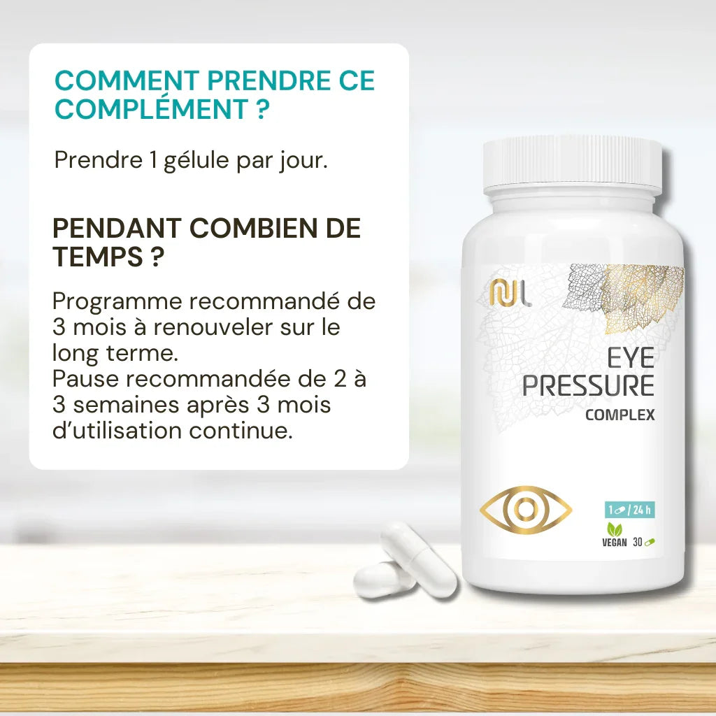 comment utiliser Eye Pressure Complex - tension oculaire Nutrilife