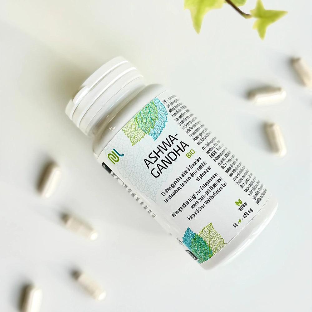 Ashwagandha Bio - fördert die Entspannung und das geistige und körperliche Wohlbefinden