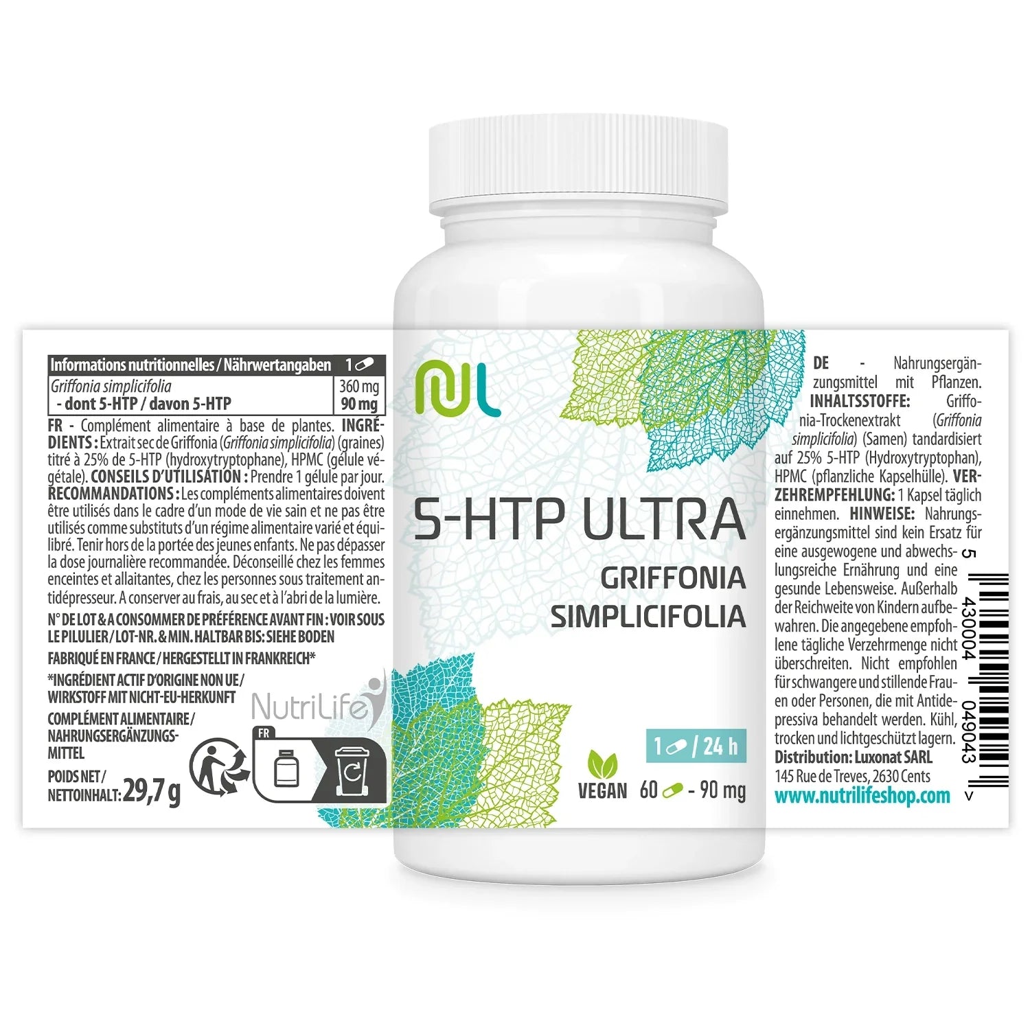 5-HTP Ultra - Griffonia simplicifolia - Serotonin-Vorläufer