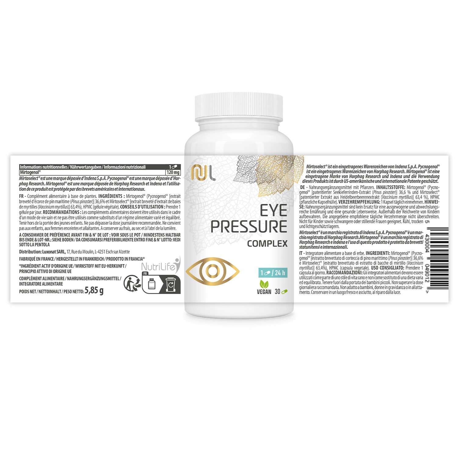 Label Eye Pressure
