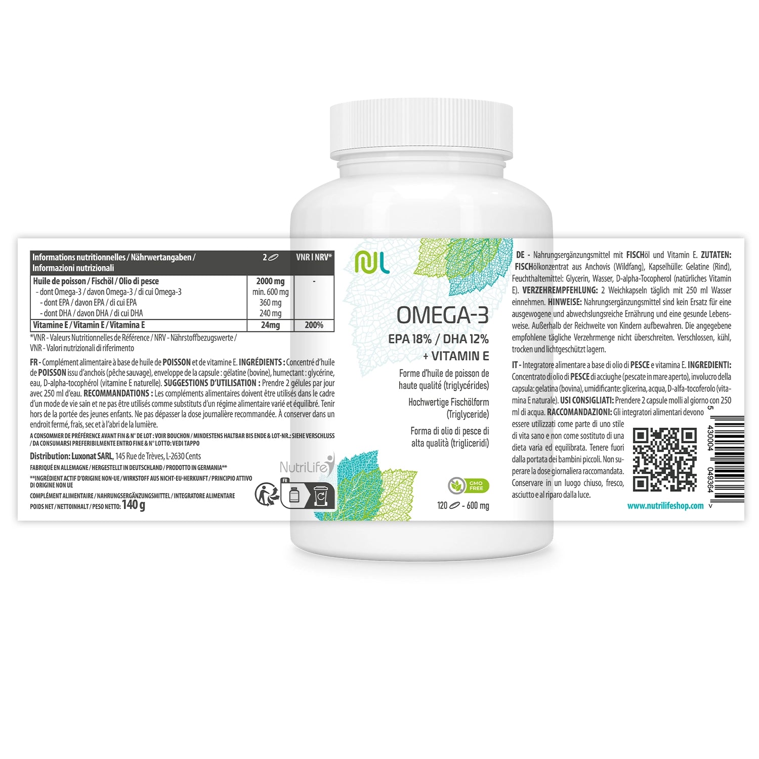 Omega-3 EPA/DHA + Vitamin E