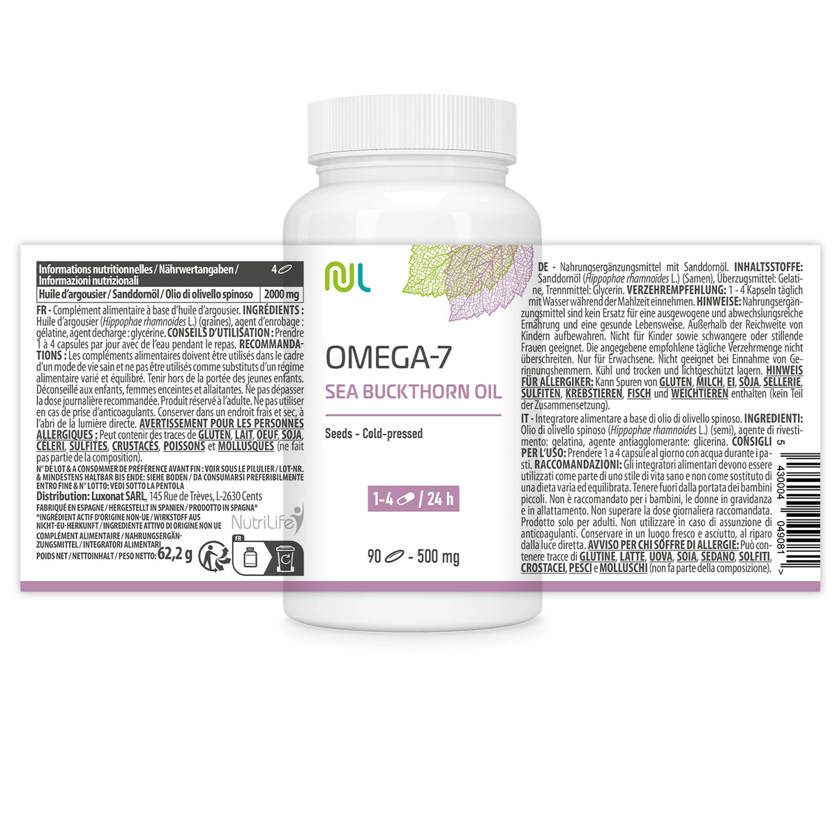 Omega-7 – Sanddornöl - trockene Schleimhäute